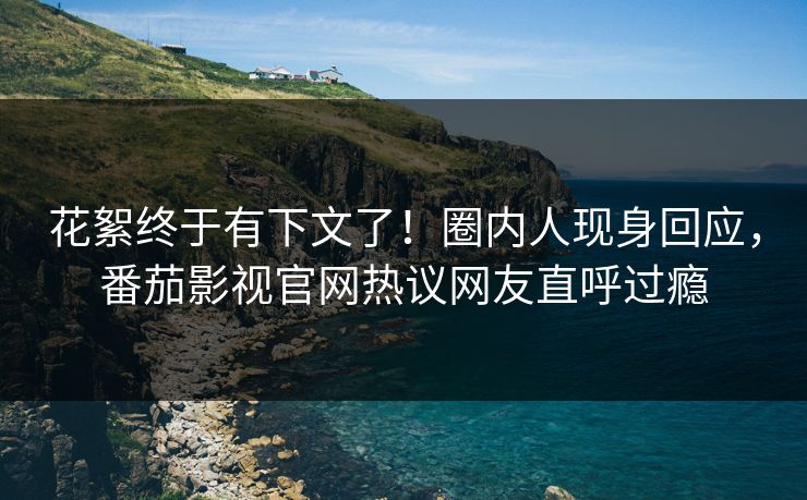 花絮终于有下文了！圈内人现身回应，番茄影视官网热议网友直呼过瘾